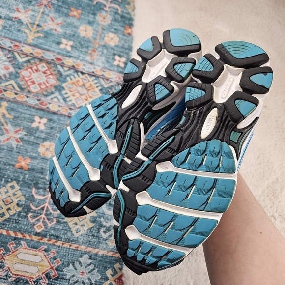 Saucony Shoes Womens Size 7 Grid Cohesion 5 Running Sneakers S15118-10 Gray Teal - Picture 8 of 11